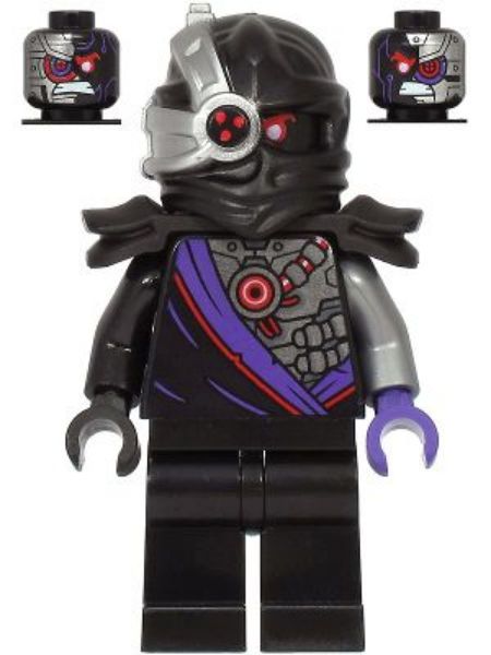 Afbeeldingen van Nindroid warrior black shoulder- njo 629-  Ninjago