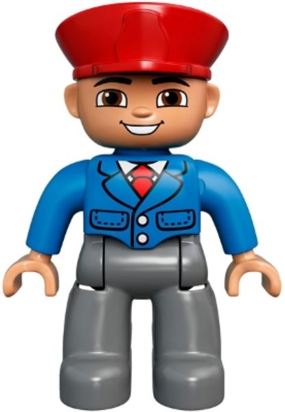 Afbeeldingen van Trein conducteur- Duplo