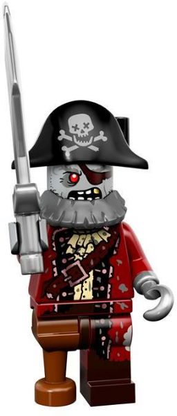 Afbeeldingen van Zombie pirate  71010-2  Serie 14 Monsters