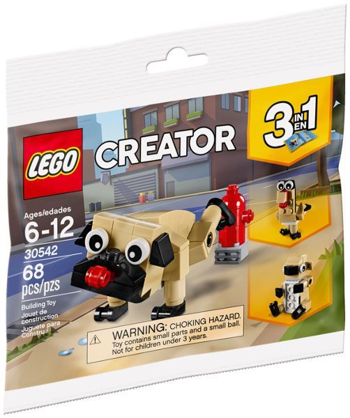 LEGO 30542 Schattige Mopshond