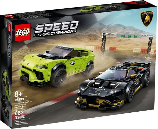 LEGO 76899 Lamborghini Urus ST-X & Lamborghini Huracán Super Trofeo EVO