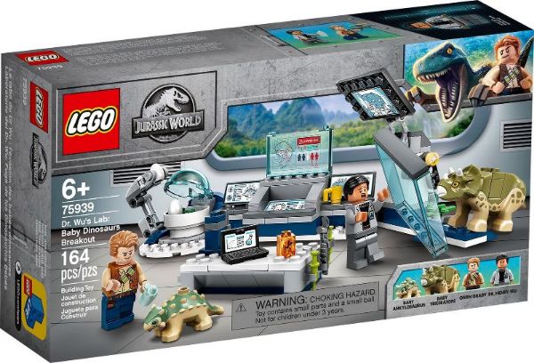 LEGO 75939 Dr Wu's laboratorium: Ontsnapping van de babydinosaurussen