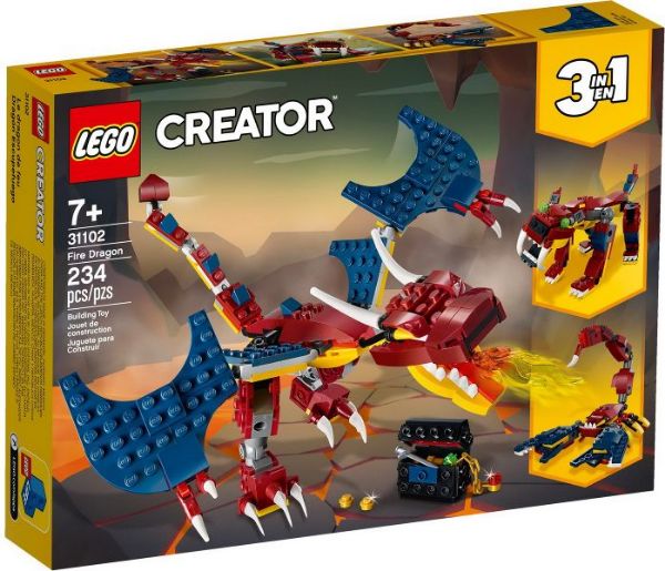 LEGO Creator 31102 Vuurdraak