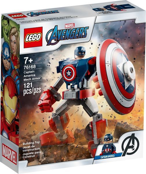 LEGO Super Heroes 76168 Captain America mechapantser