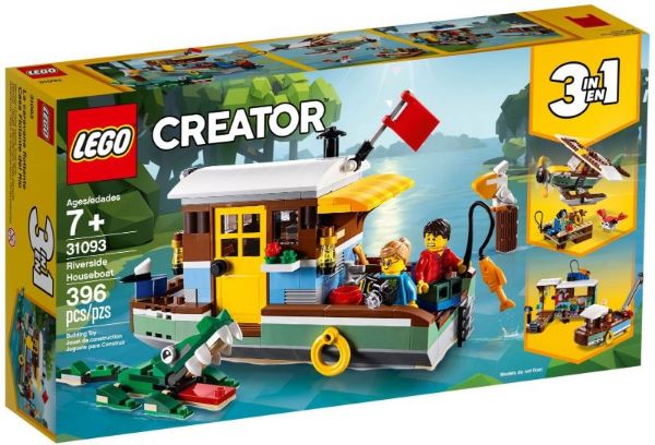 LEGO Creator 31093 Woonboot aan de rivier