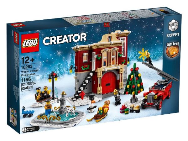 LEGO Creator Expert 10263 Brandweerkazerne in winterdorp