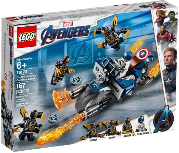 LEGO Super Heroes 76123 Captain America: Aanval van de Outriders