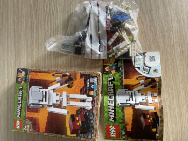 Afbeeldingen van LEGO Minecraft 21150 BigFig skelet met magmakubus