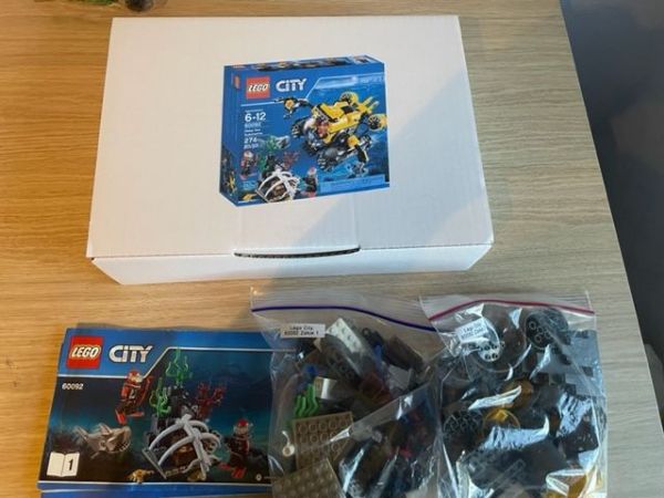 Afbeeldingen van LEGO City 60092 Diepzee Duikboot