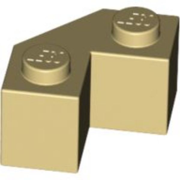 Afbeeldingen van Steen aangepast facet 2 x 2 - beige- 87620- 10 stuks