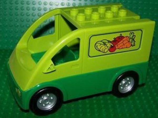 Afbeeldingen van Bestelwagen groenten- limoen- Duplo