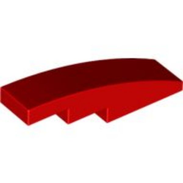 Afbeeldingen van Dakpan gebogen 4x1- rood- 11153- 61678- 10 stuks