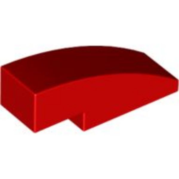 Afbeeldingen van Dakpan gebogen 3x1- rood- 50950- 10 stuks