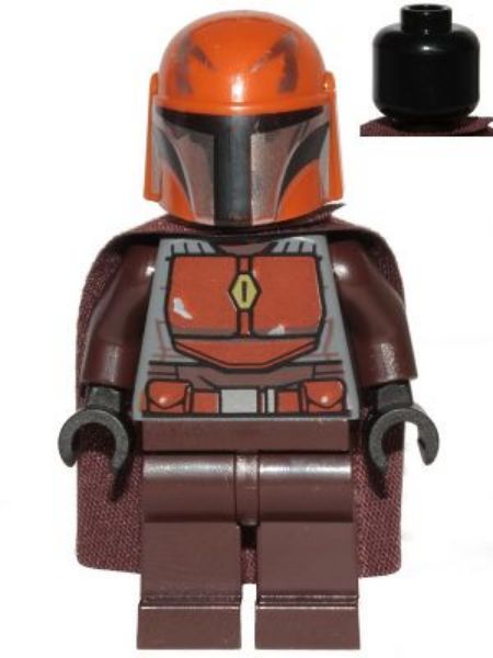 Mandalorian Tribe Warrior- oranje helm- sw1079- Star Wars