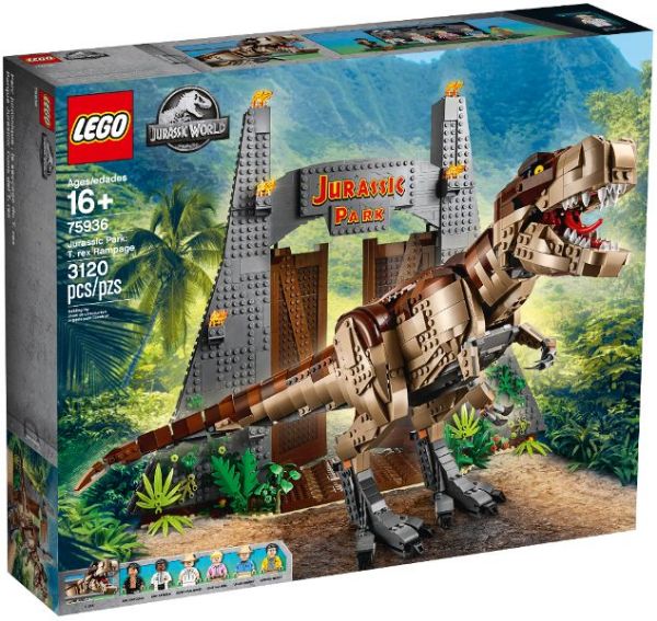 LEGO Jurassic World 75936 Jurassic Park: T. rex Chaos