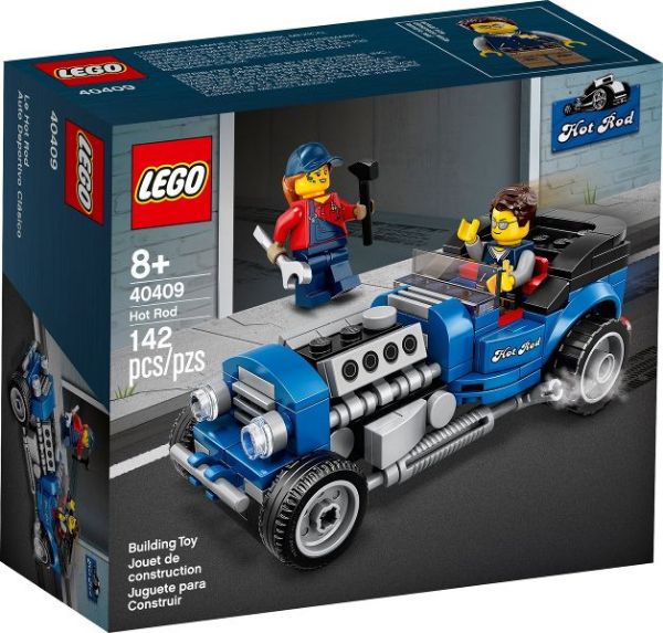 Afbeeldingen van LEGO Exclusive 40409 Hot Rod Race Wagen- doos beschadigd