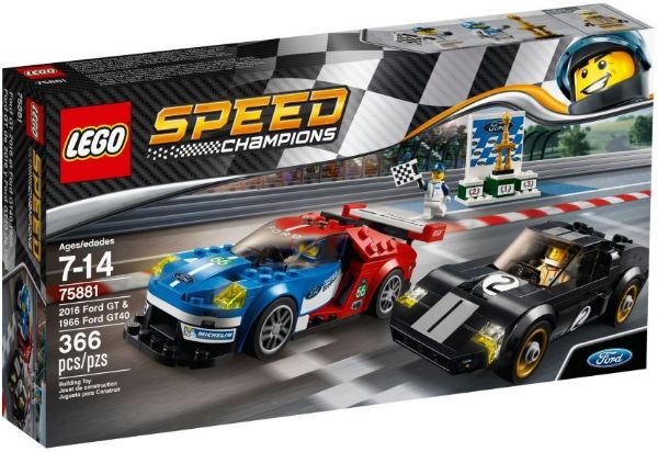 Afbeeldingen van LEGO Speed Champions 75881 2016 Ford GT & 1966 Ford GT4
