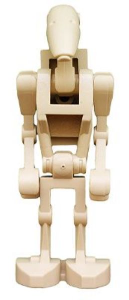 Afbeeldingen van Battle Droid Tan with one straight arm- sw0001c- Star Wars