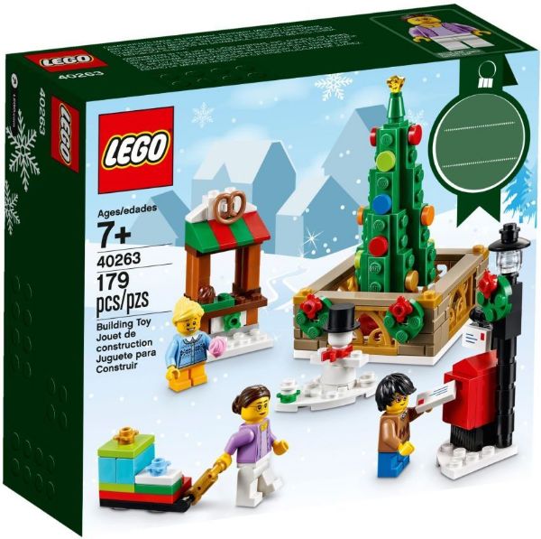Afbeeldingen van Kerst LEGO 40263 Dorpsplein