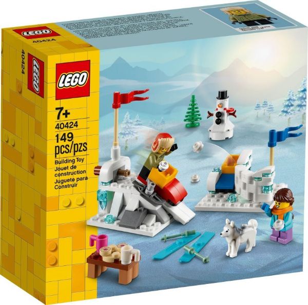 Afbeeldingen van LEGO Kerst 40424 Winters Sneeuwballengevecht