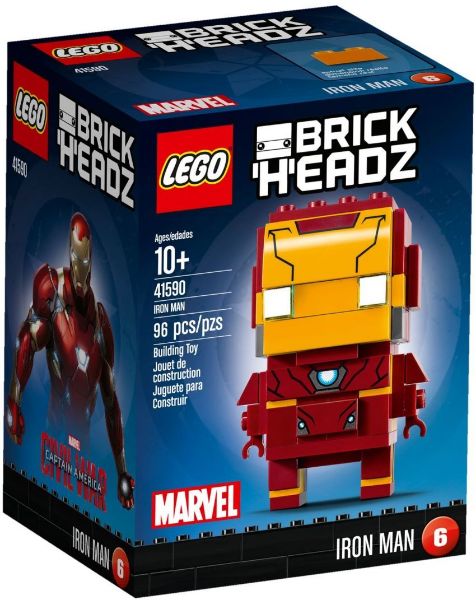 Afbeeldingen van LEGO BrickHeadz 41590 Marvel Avengers Iron Man