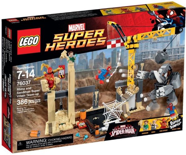 Afbeeldingen van LEGO Super Heroes 76037 Rhino en Sandman Superschurk