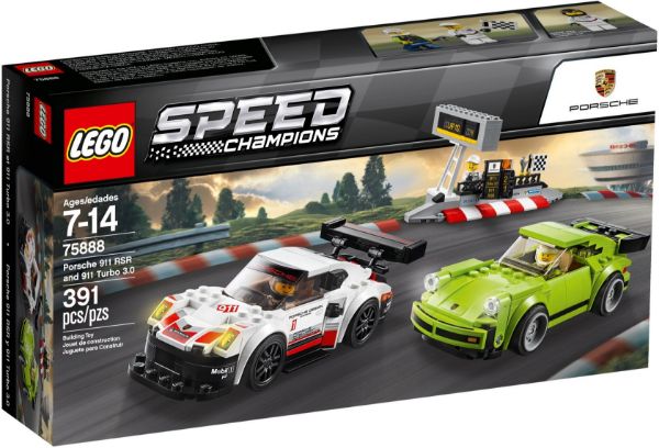 Afbeeldingen van LEGO Speed Champions 75888 Porsche 911 RSR en 911 Turbo 3.0 - nieuw