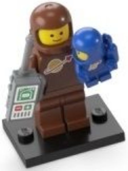 Afbeeldingen van Brown Astronaut and Spacebaby, 71037-3 serie 24