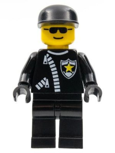 Afbeeldingen van Police - Zipper with Sheriff Star- cop041- City