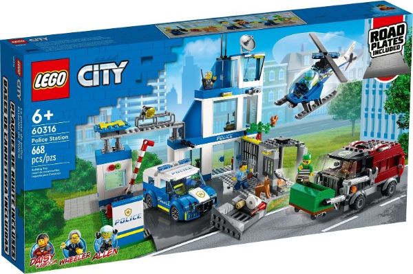 Afbeeldingen van LEGO City 60316 Politiebureau