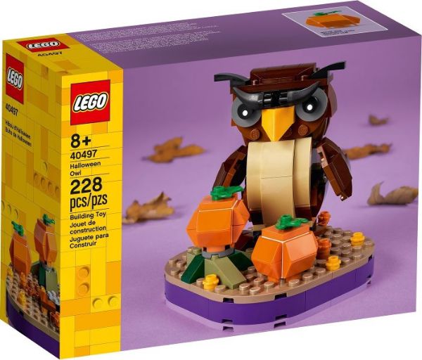 Afbeeldingen van LEGO BrickHeadz 40497 Halloween Owl- doos is beschadigd