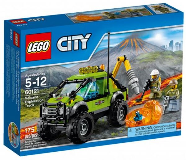 Afbeeldingen van LEGO City 60121 Vulkaan Onderzoekstruck