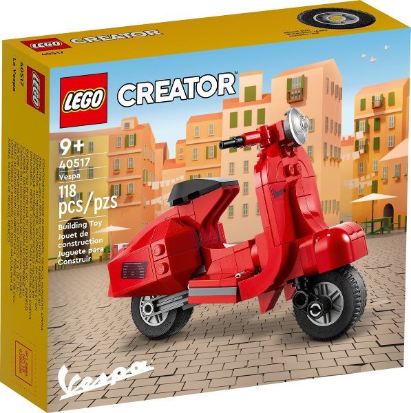 Afbeeldingen van LEGO 40517 mini Vespa scooter