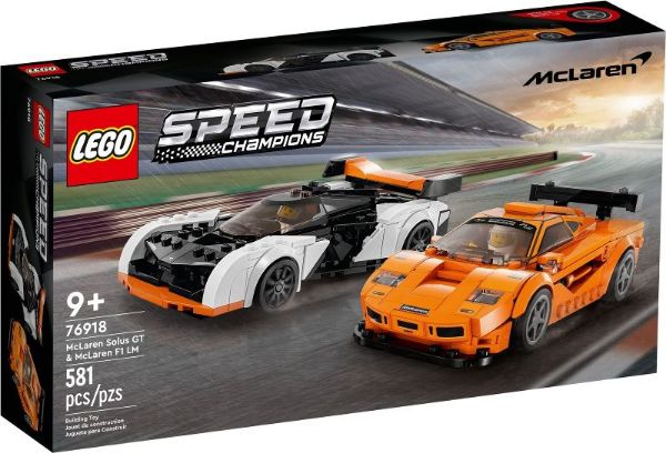 Afbeeldingen van LEGO Speed Champions 76918 McLaren Solus GT & McLaren F1