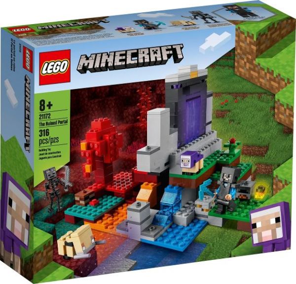 Afbeeldingen van LEGO Minecraft 21172 Het Verwoeste Portaal