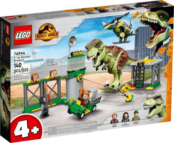 Afbeeldingen van LEGO Jurassic World 76944 T.Rex Dinosaurus Ontsnapping