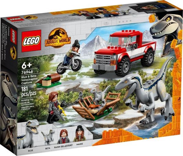 Afbeeldingen van LEGO Jurassic World 76946 Blue & Beta Velociraptorvangst
