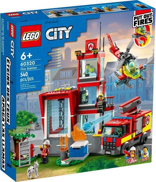 Afbeeldingen van LEGO City 60320 Brandweerkazerne