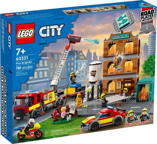 Afbeeldingen van LEGO City 60321 Brandweerteam