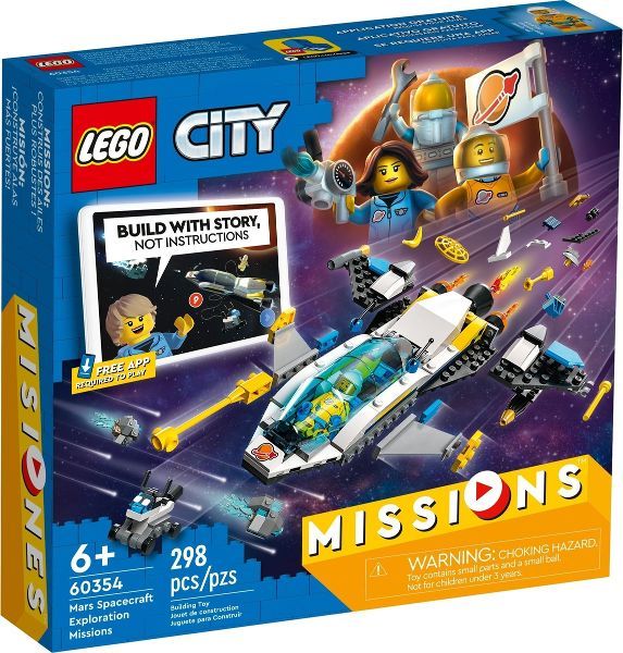Afbeeldingen van LEGO City 60354 Missies Ruimteschip