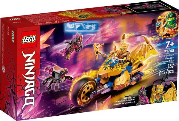 Afbeeldingen van LEGO Ninjago 71768 Jay's gouden drakenmotor