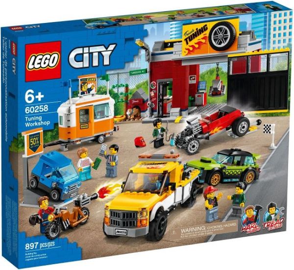 Afbeeldingen van LEGO City 60258 Tuningworkshop
