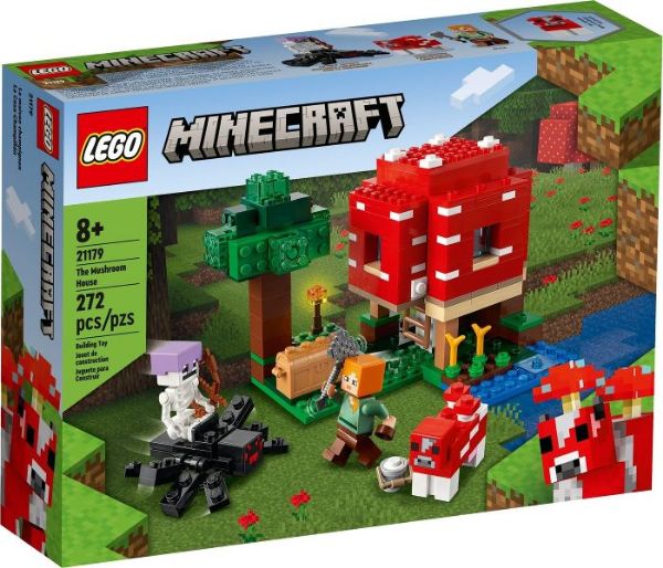 Afbeeldingen van LEGO Minecraft 21179 Het Paddenstoelenhuis
