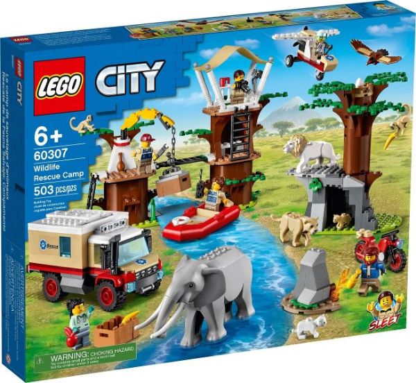 Afbeeldingen van LEGO City 60307 Wildlife Rescue Kamp