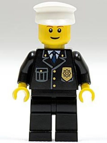 Afbeeldingen van Police - City Suit with Blue Tie- cty0005