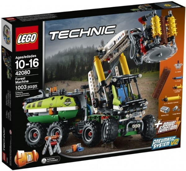 Afbeeldingen van LEGO Technic 42080 Bosbouwmachine