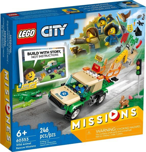 Afbeeldingen van LEGO City 60353 Missies Wilde dieren reddingsmissies