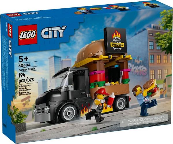 Afbeeldingen van LEGO City 60404 Hamburgertruck