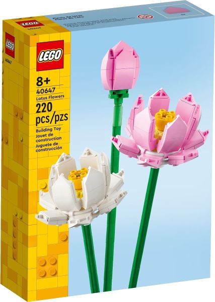 Afbeeldingen van LEGO Botanical 40647 Lotusbloemen