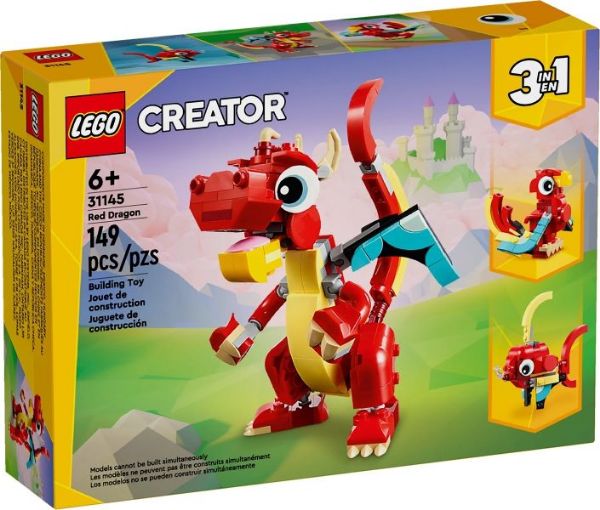 Afbeeldingen van LEGO Creator 31145 Rode draak